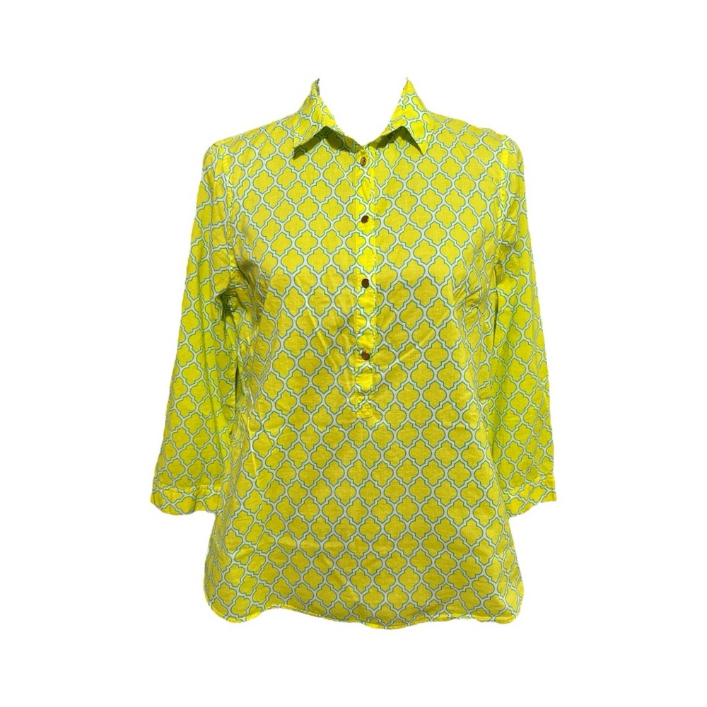 Lands' End 3/4 Sleeve Button Down Shirt